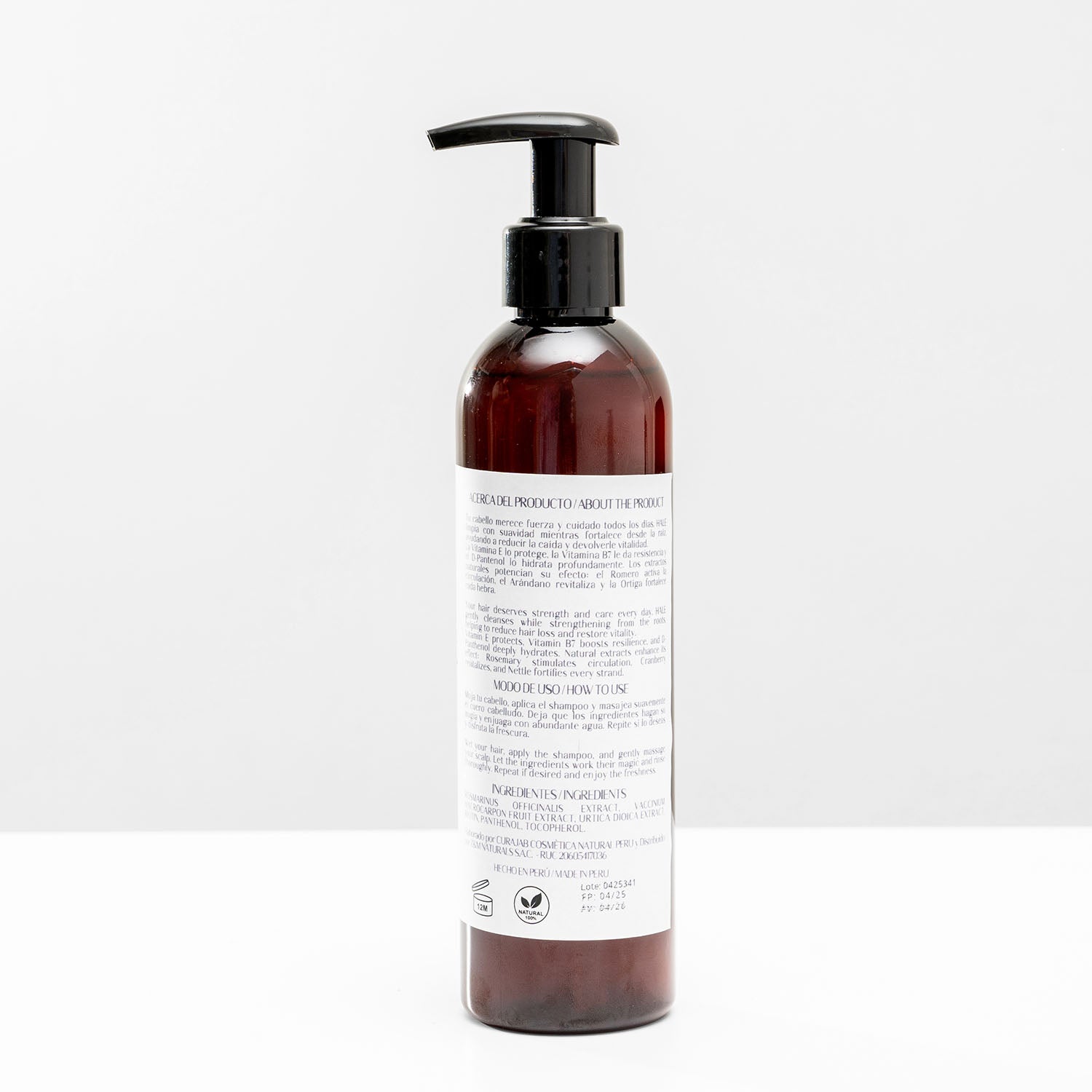 Shampoo Fortalecedor Anticaída Hale