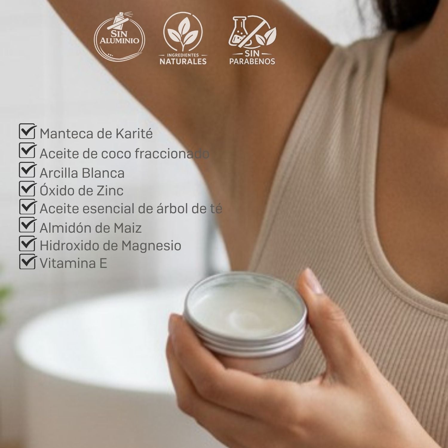Desodorante en Crema ALHIVA