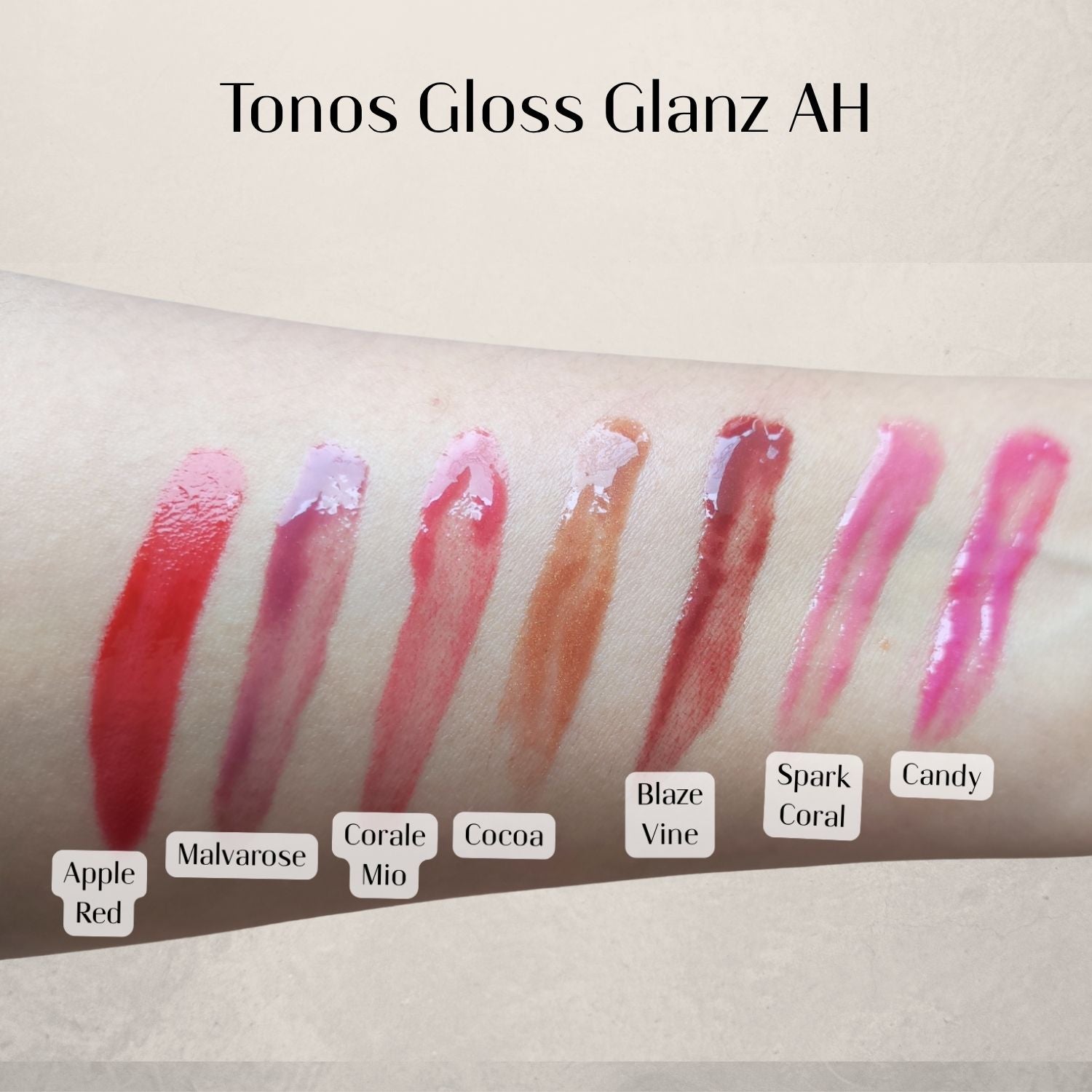Gloss de labios hidratante con acido hialurónico Glanz AH