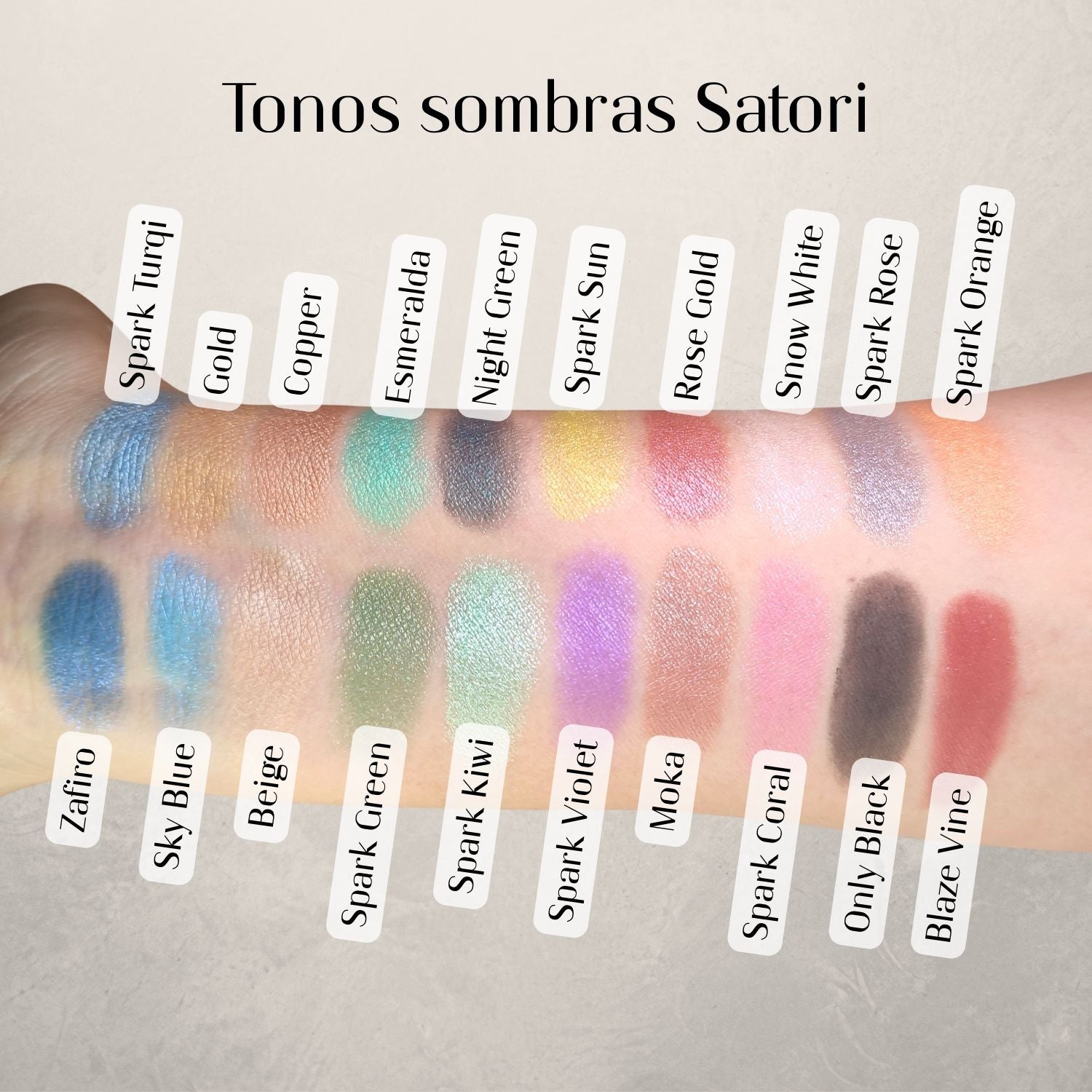 Sombras de ojos eco-naturales Satori - Unidad